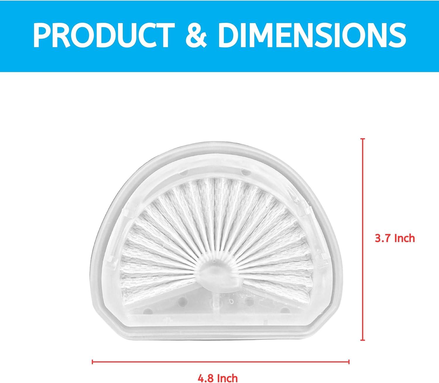 Nispira VLPF10 Filter Replacement Compatible with Black and Decker Dustbuster Hand Vacuum Replace Model # HLVA315J HLVA320J00 N575266 HLVA325JP07 HLVA315J62, 3 pack