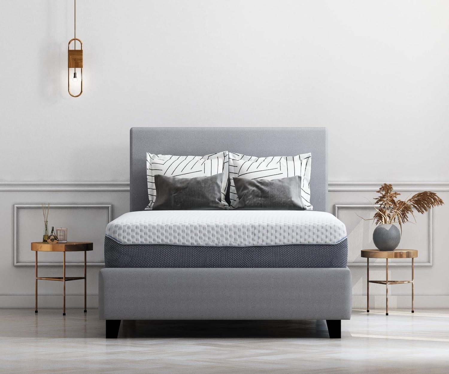 Signature Design by Ashley Chime Plush Charcoal Infused Memory Foam Mattress