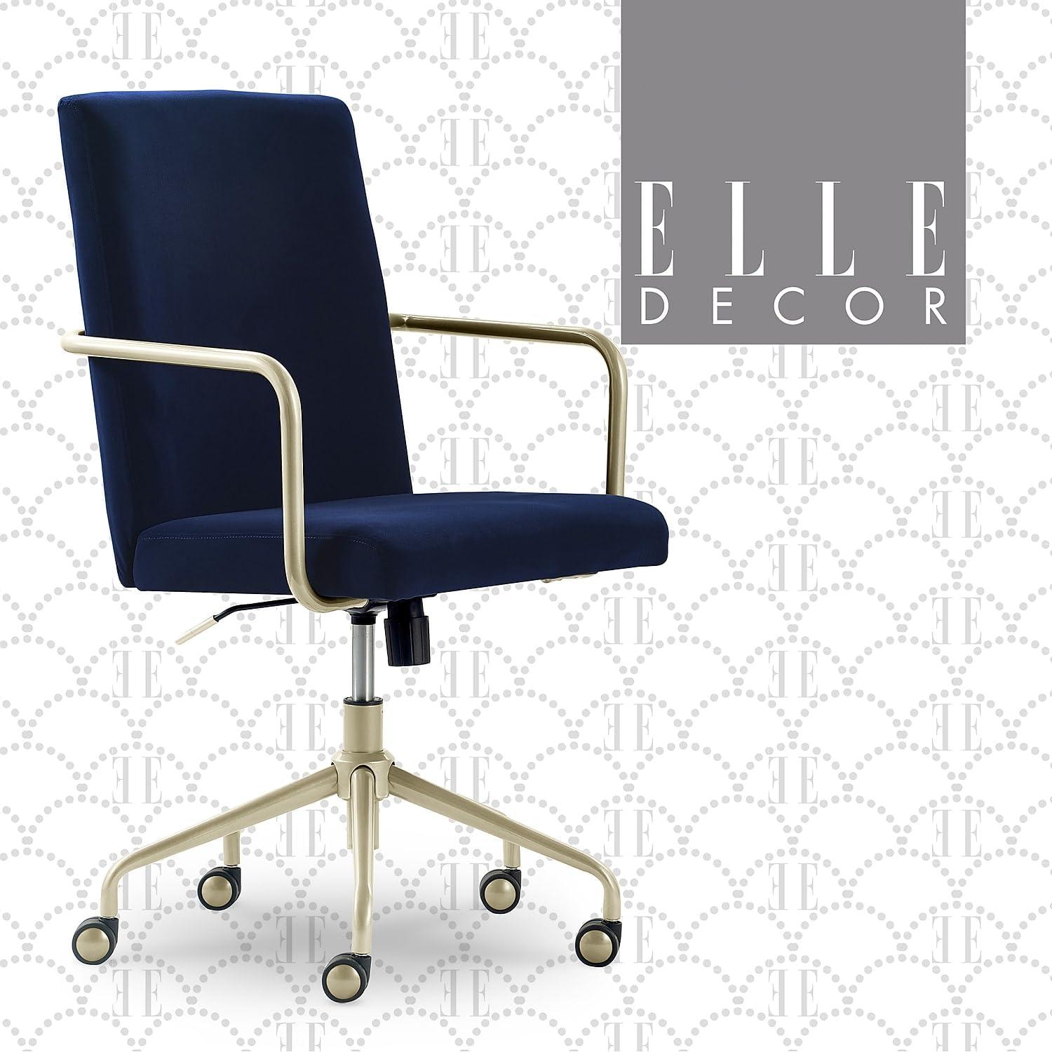 Giselle Gold Desk Chair - Adore Décor