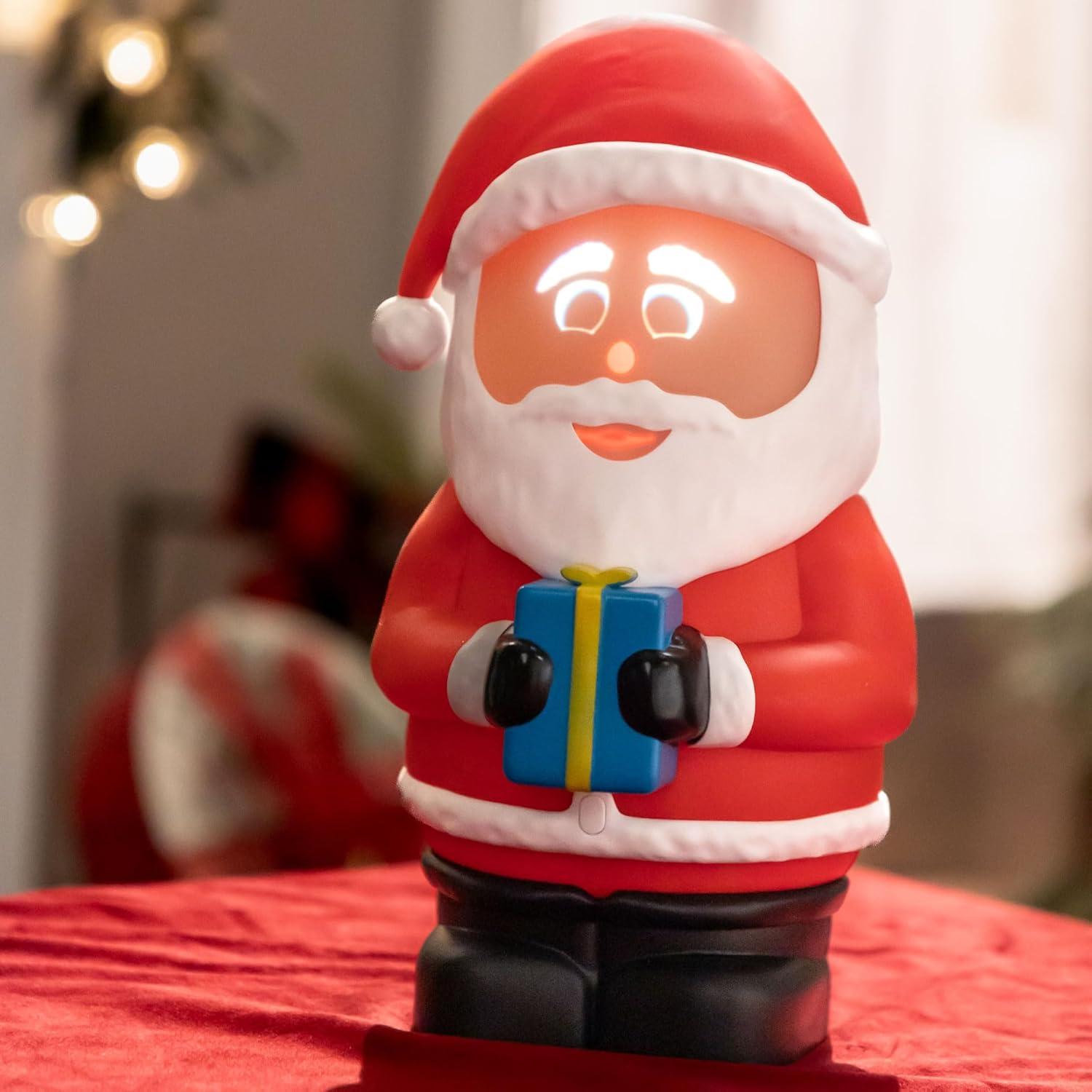 Animated Santa Claus with LED Projector and Speaker