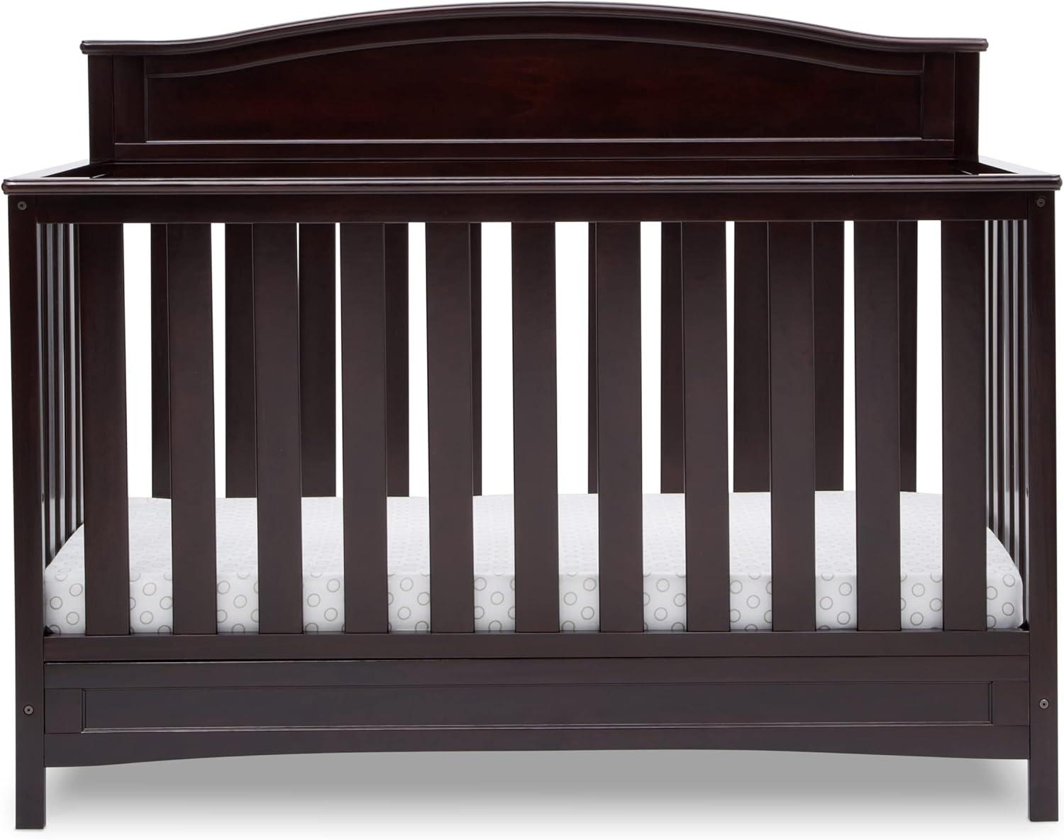 Delta Children Emery 4-in-1 Convertible Crib - Dark Chocolate