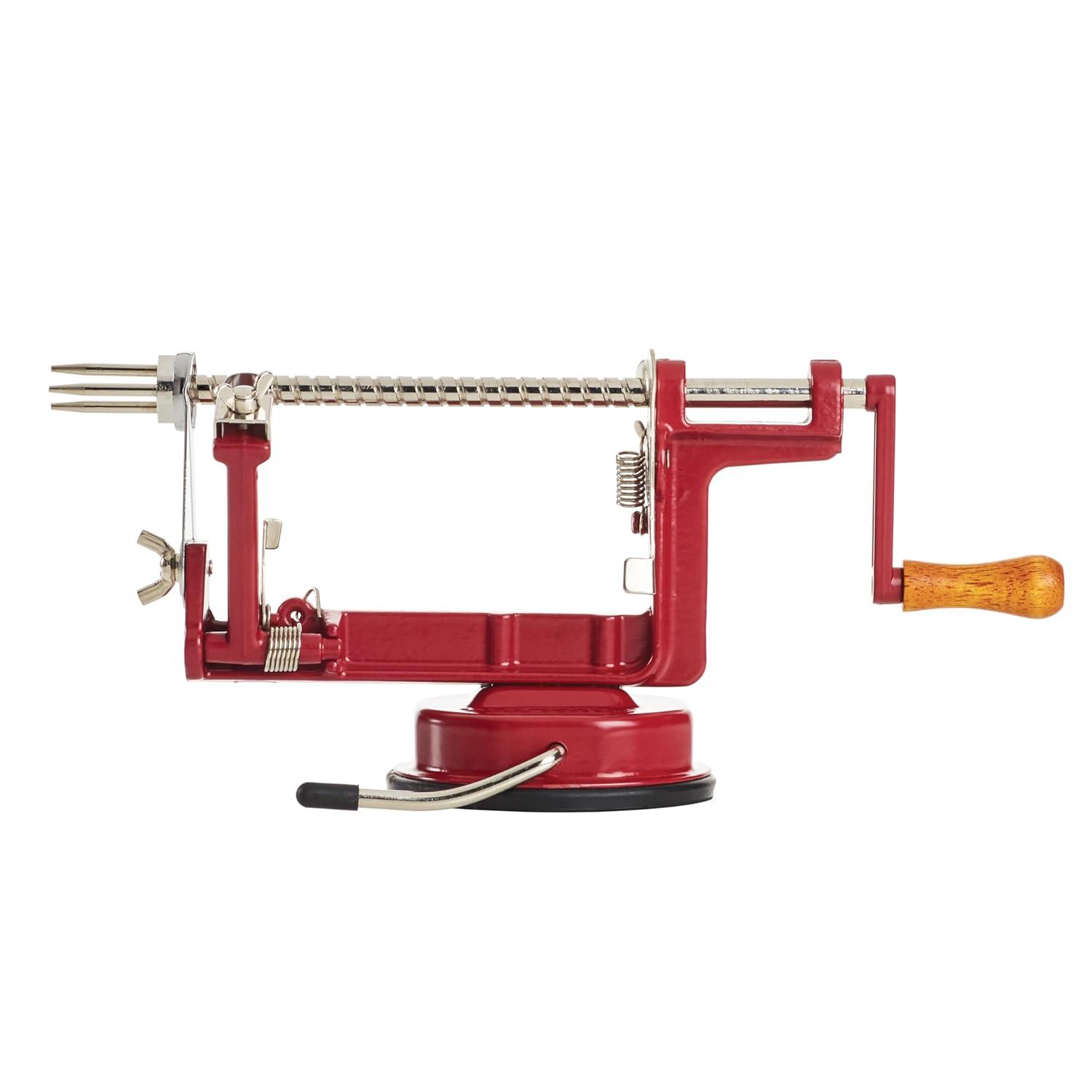 Amco Houseworks Back To Basics Cast Iron Apple/Potato Multi-Peeler with Suction Base