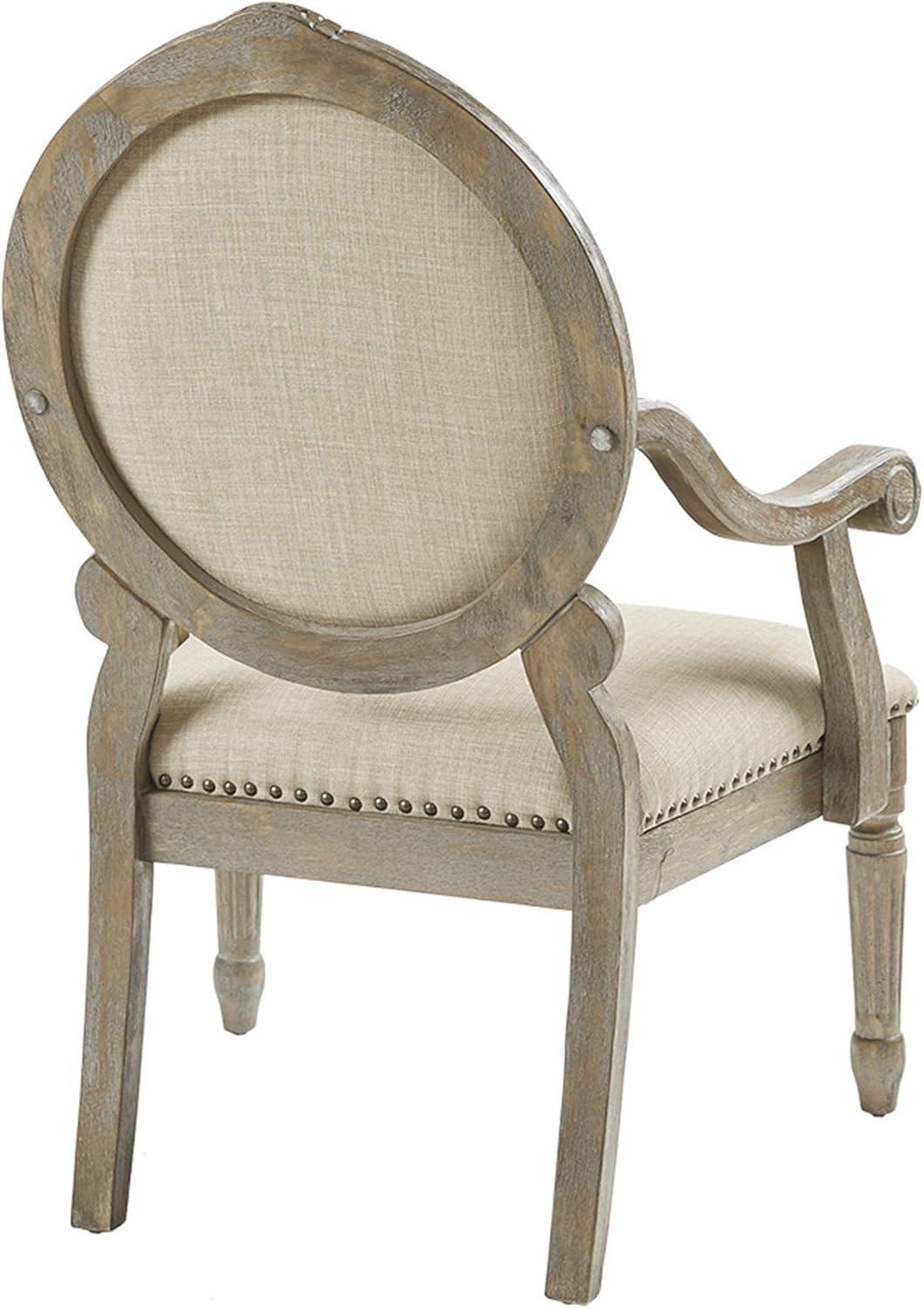 Brentwood Traditional Exposed Wood Armchair