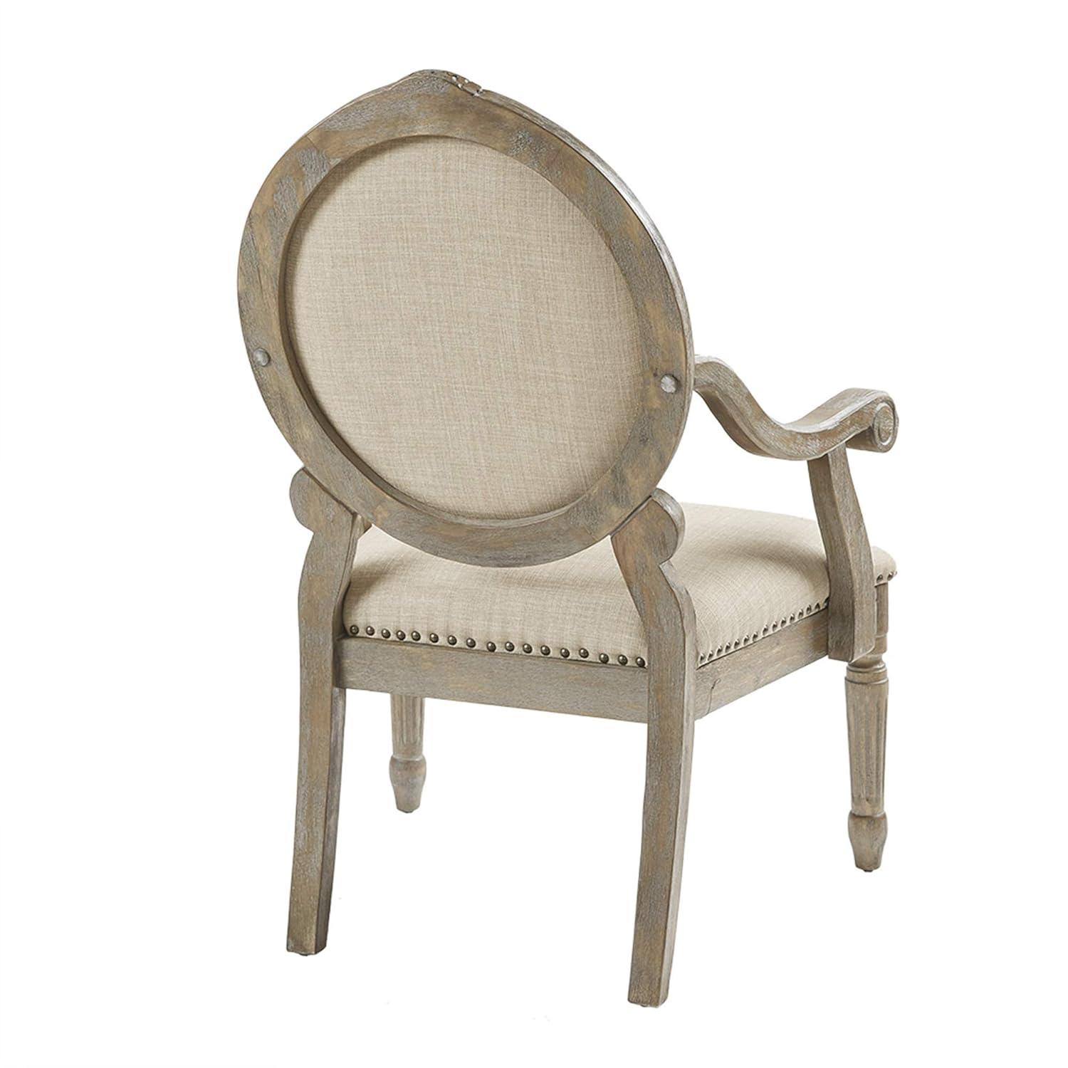 Brentwood Traditional Exposed Wood Armchair