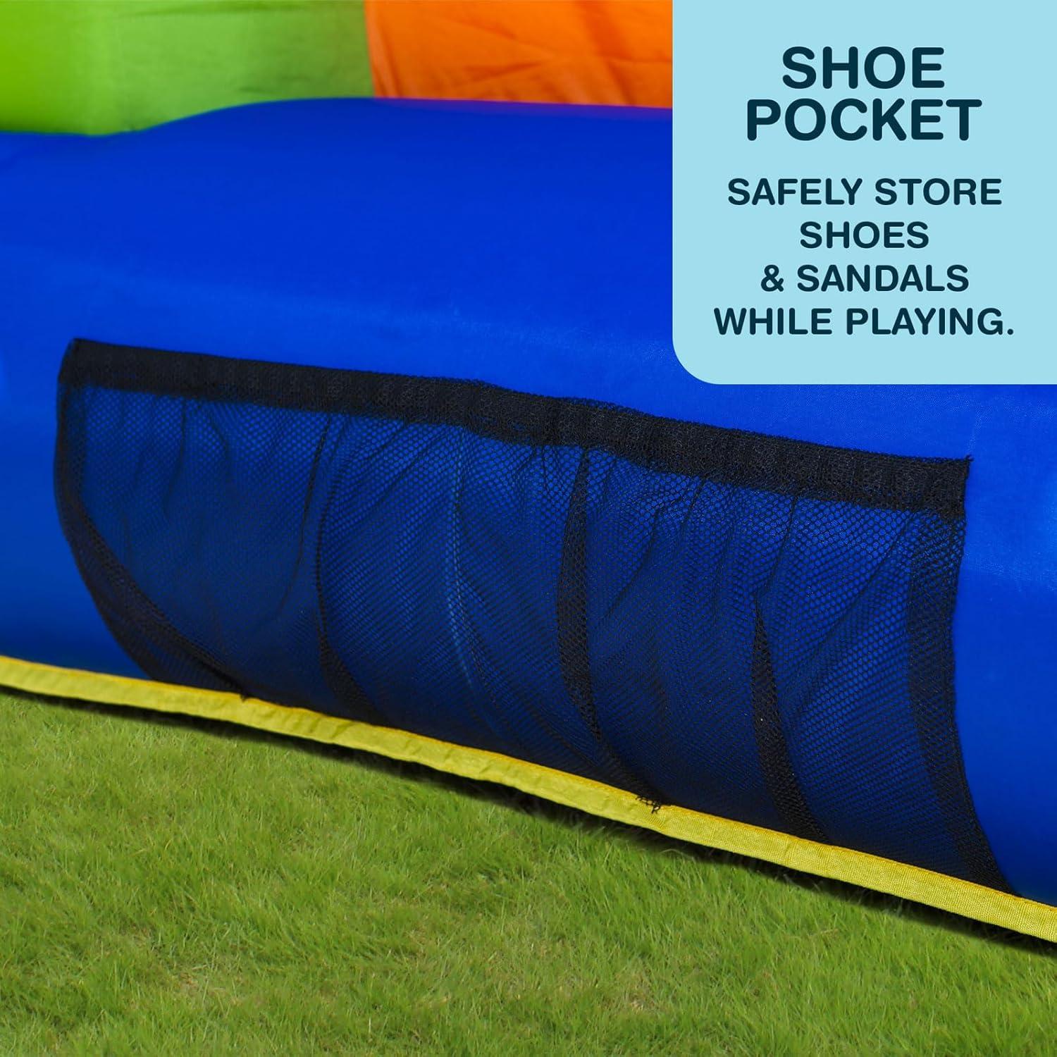 Sportspower Colorful Polyester Bounce House with Slide and Blower