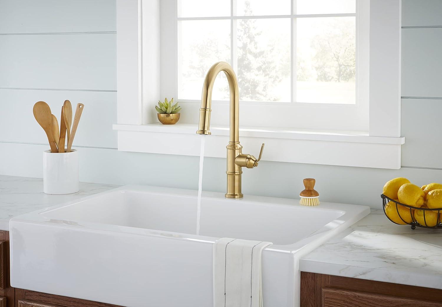 Kinzie Single Handle Pull-Down Kitchen Faucet