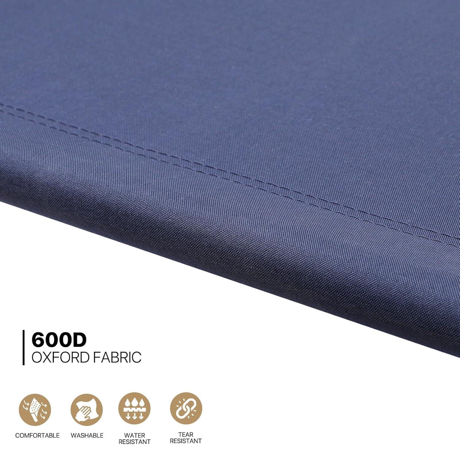 Folding Travel Cot Portable Camping Bed with Pillow & Carry Bag for Beach Indoor & Outdoor Travel