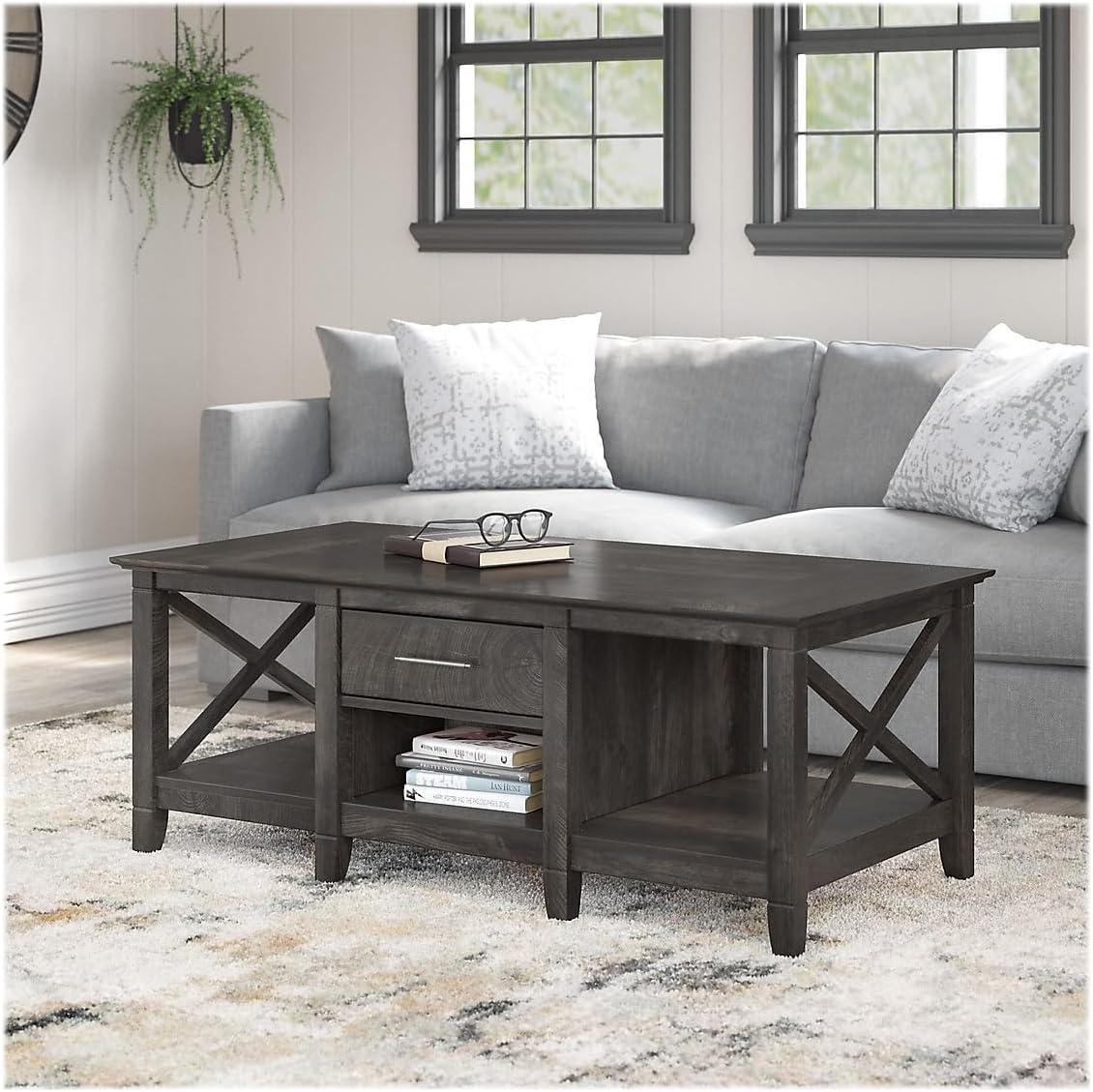 Huckins Solid Wood Top Coffee Table