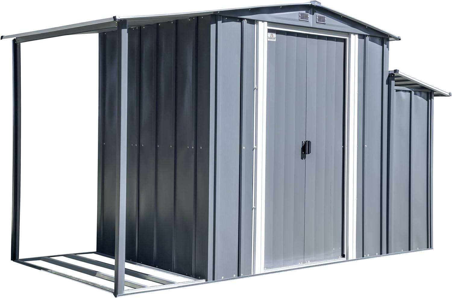 Arrow 3-In-1 Steel Utility Shed