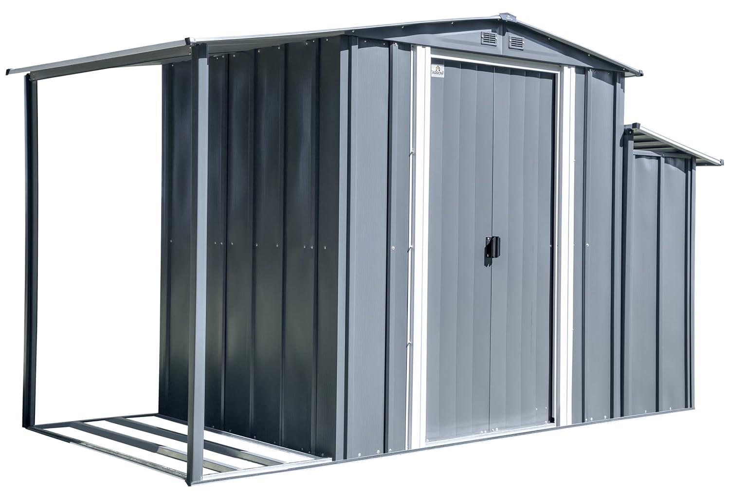 Arrow 3-In-1 Steel Utility Shed