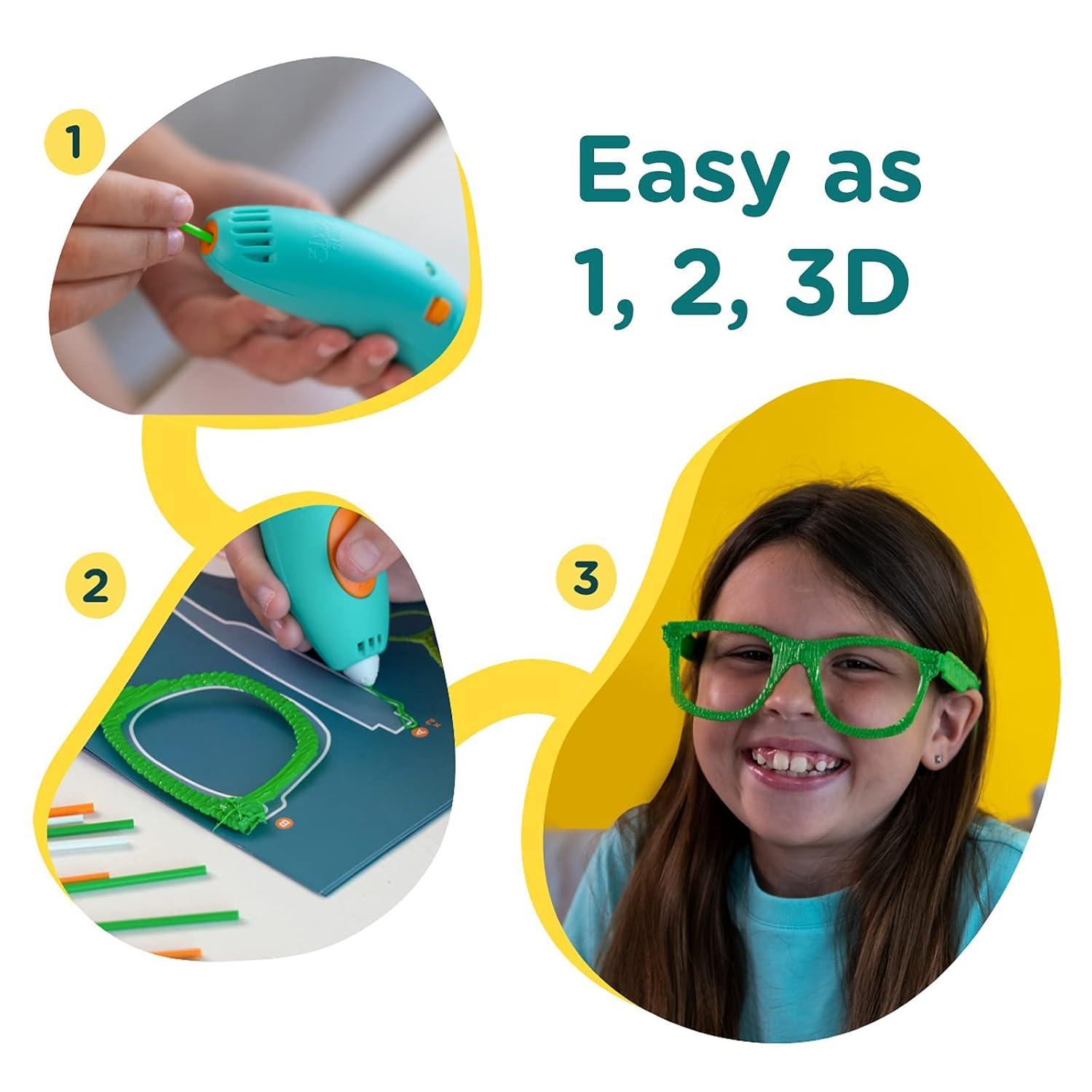 3Doodler Start+ Essentials (2021) 3D Pen Set for Kids, Easy to Use, Learn from Home Art Activity Set, Educational STEM Toy for Boys & Girls Ages 6+