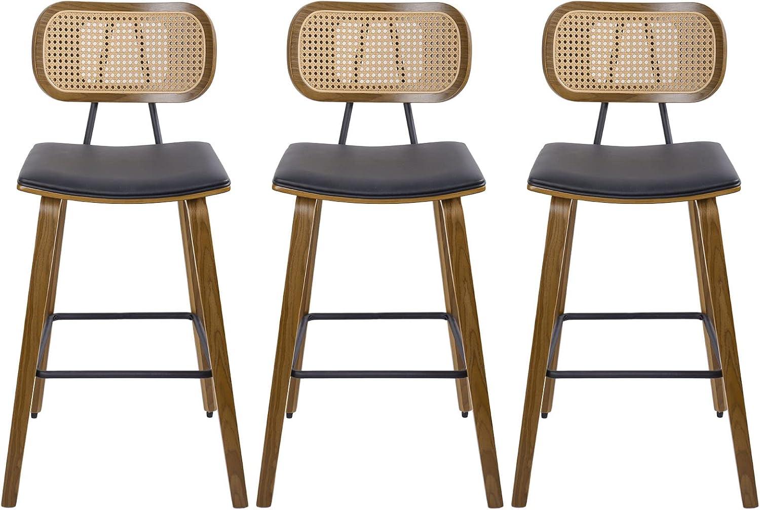 26" Upholstered Counter Height Bar Stools