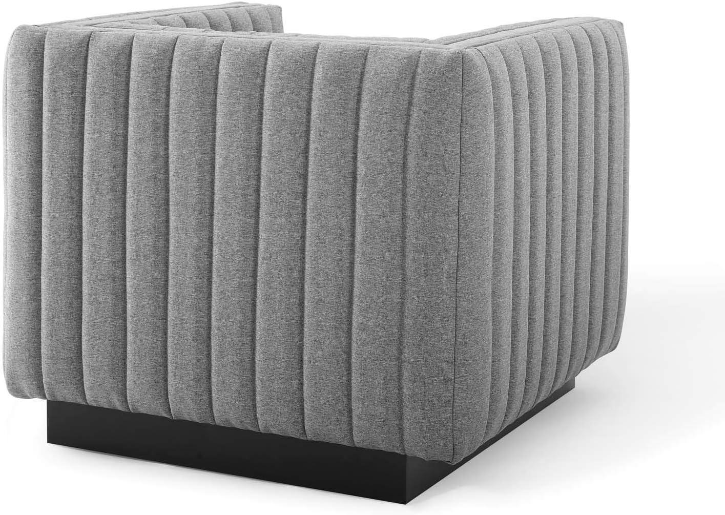 Modway Conjure Channel Tufted Performance Velvet Accent Armchair