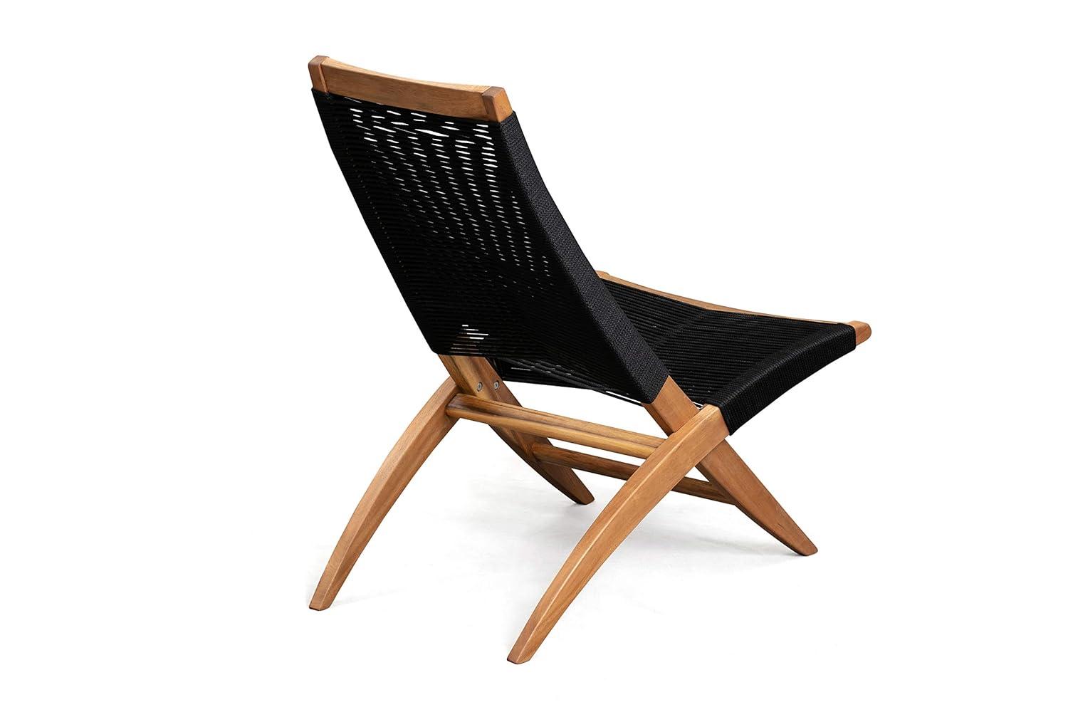 Balkene Home  Lounge Chair Acacia Wood Mid Century Modern Living Room, Bedroom, Lawn, Indoor, Outdoor