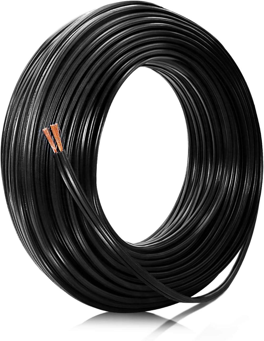 FIRMERST 16/2 Low Voltage Landscape Lighting Copper Wire 100 Feet UL Listed