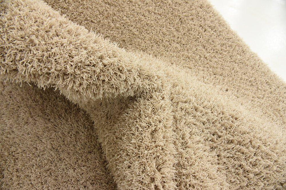 Unique Loom 4' 1 x 6' 1 Taupe Studio Solid Shag Sky Area Rug