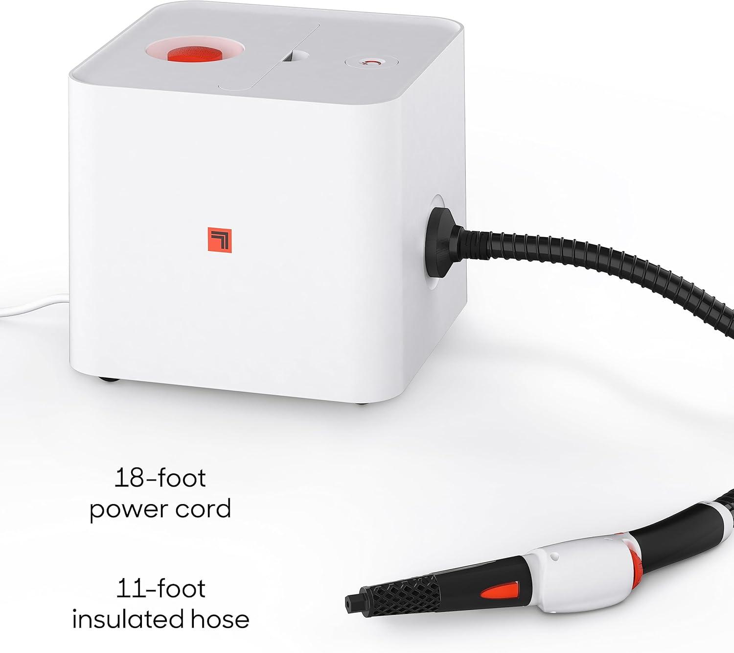 Sharper Image Canister Steam Cleaner with 15 Accessories, 54oz., White