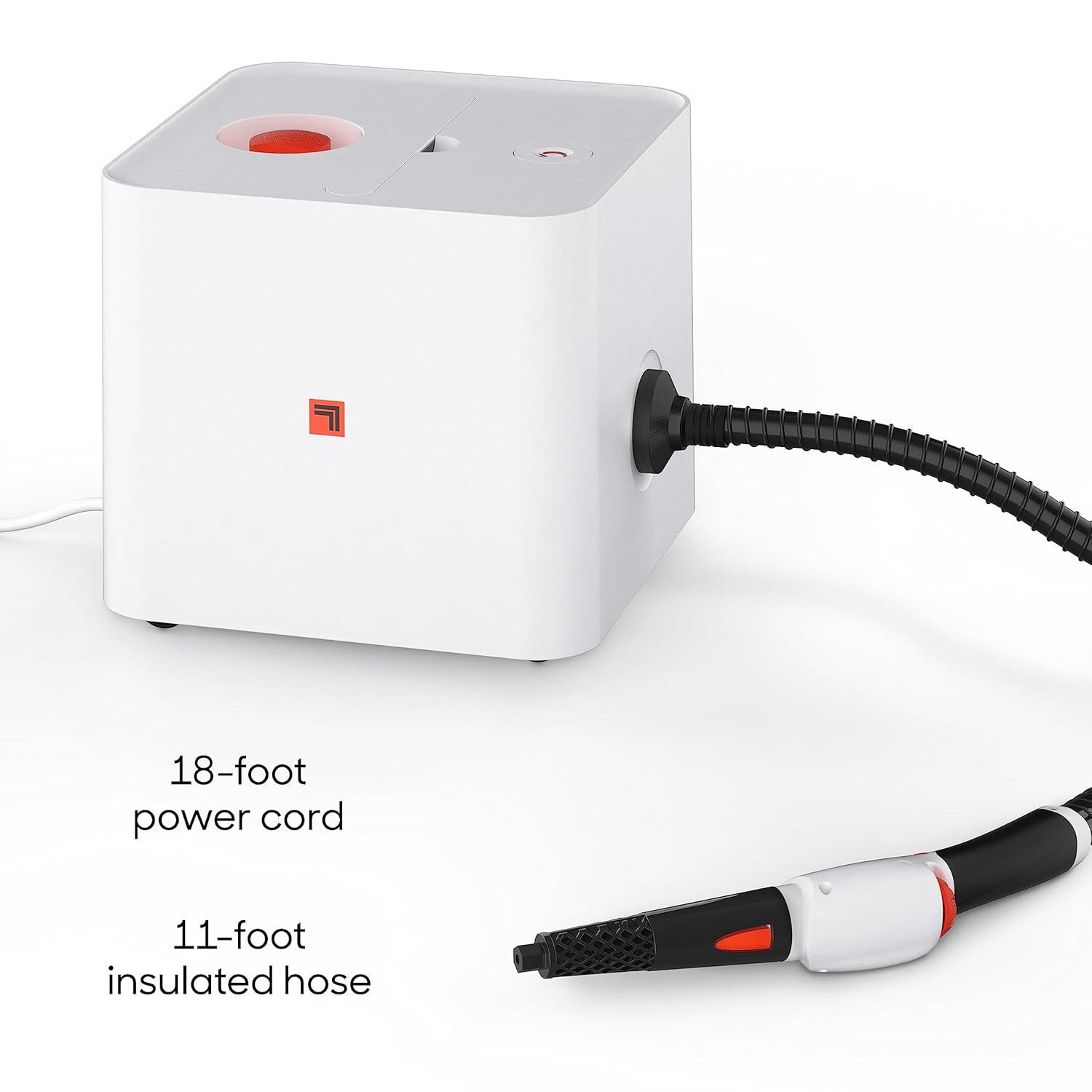 Sharper Image Canister Steam Cleaner with 15 Accessories, 54oz., White