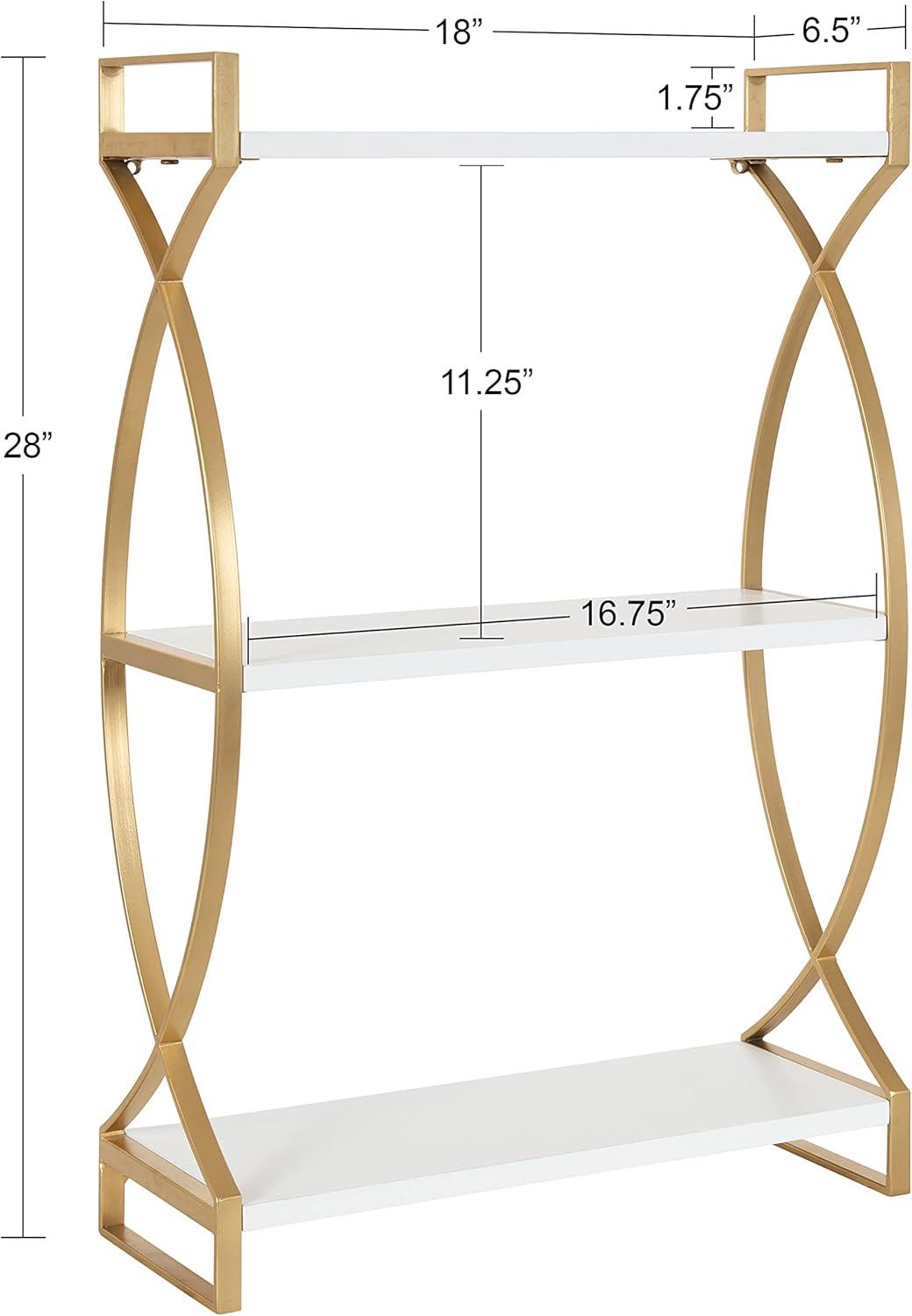 Kate and Laurel Arietta Tiered Shelf