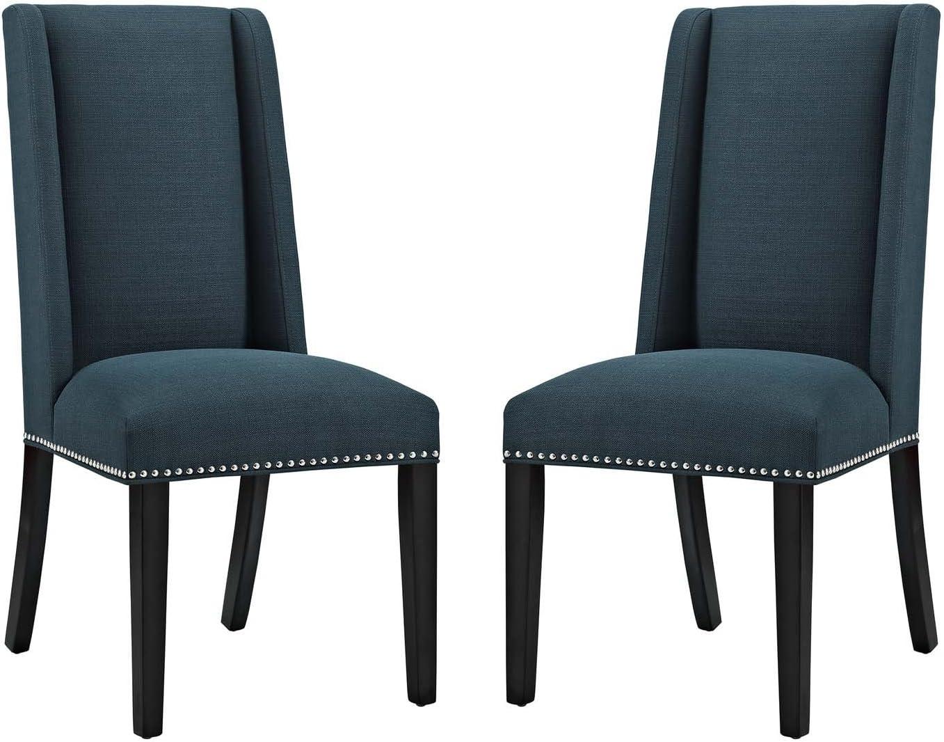 Baron Fabric Upholstered Dining Chairs (Set of 2) by Modway