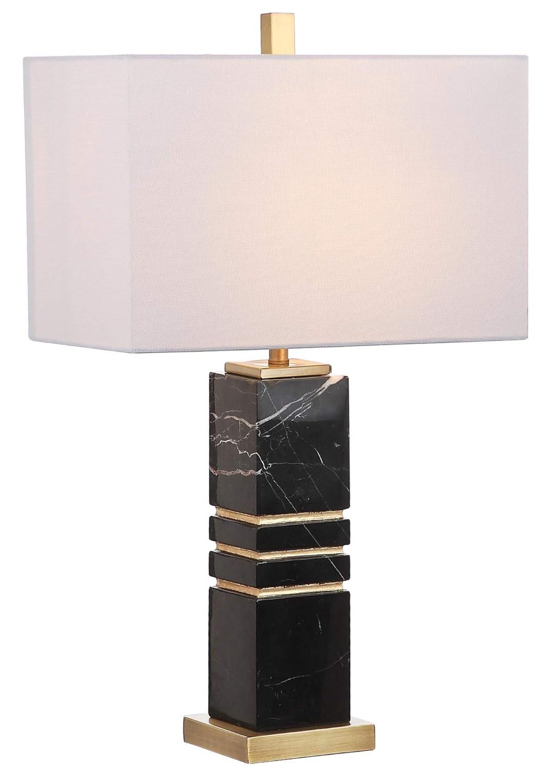 Everly Quinn Tonna Marble Table Lamp