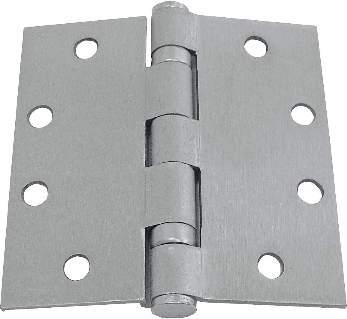 Prime Coated 4.5x4.5 Inch Steel Door Hinges Set of 3