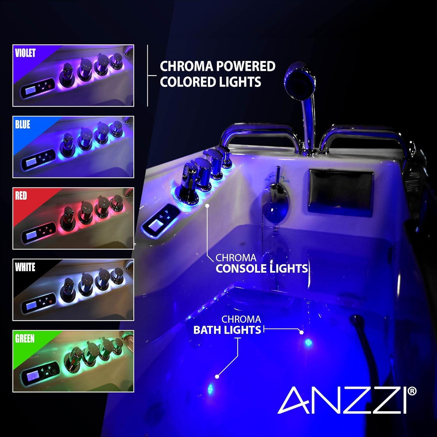 52.5'' x 29.37'' Walk-in Acrylic Bathtub with Faucet