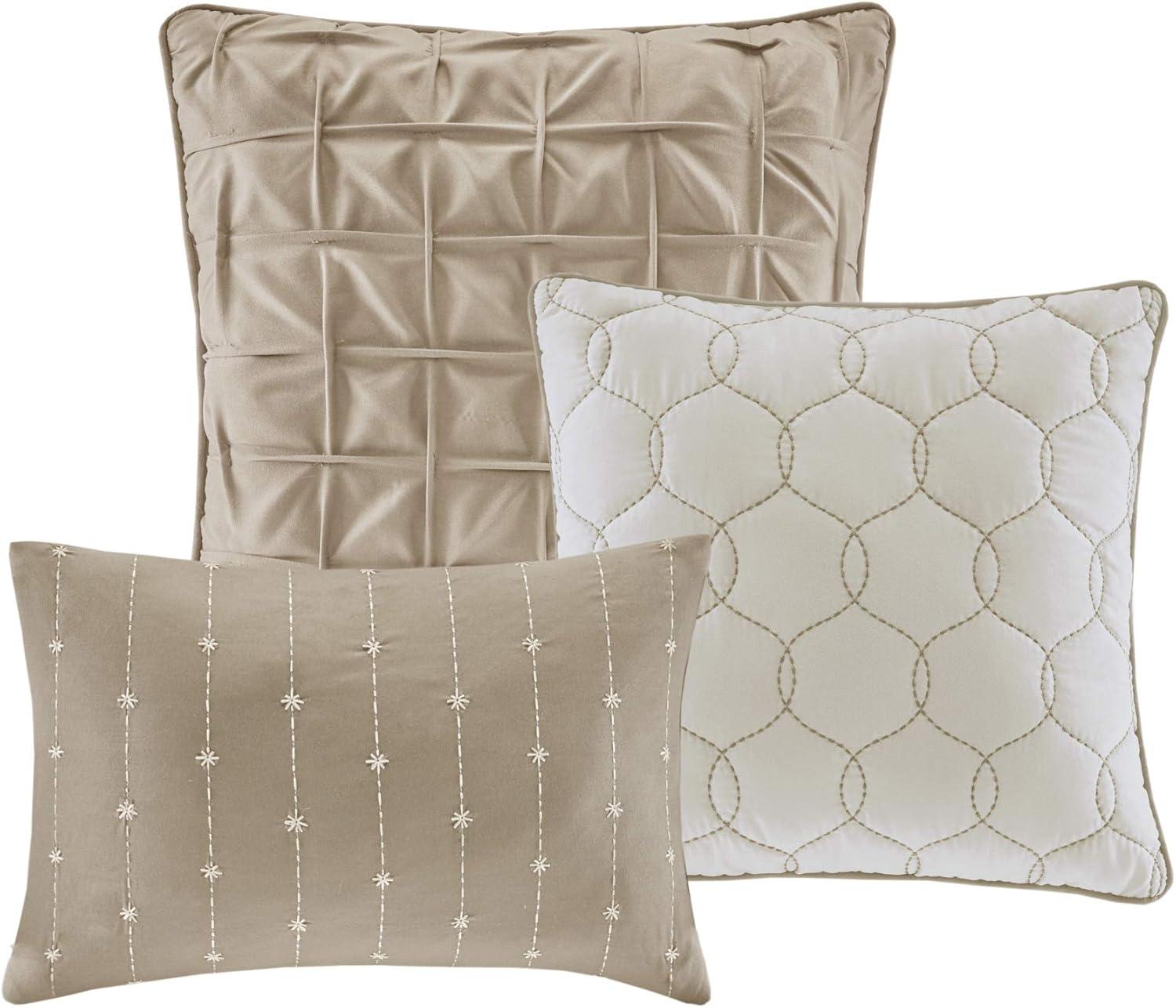 Madison Park Walter 7 Piece Printed Weave Seersucker Comforter Set