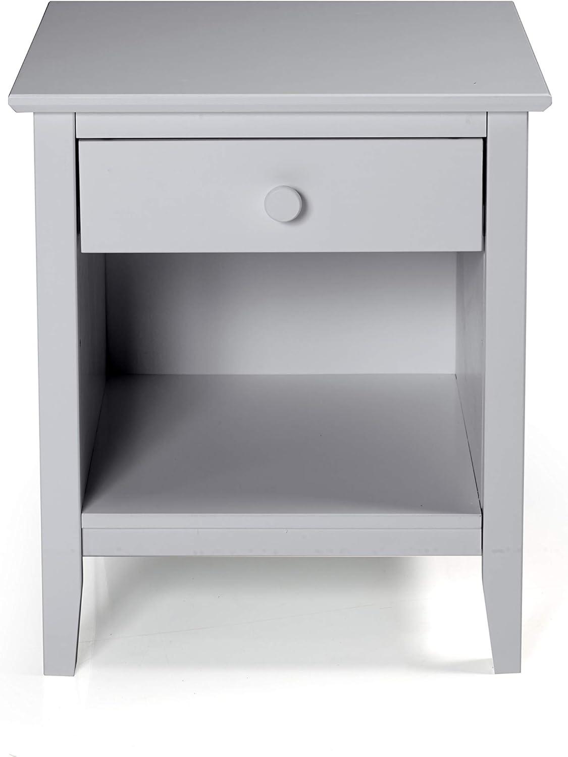 Alaterre Simplicity Nightstand, Dove Gray