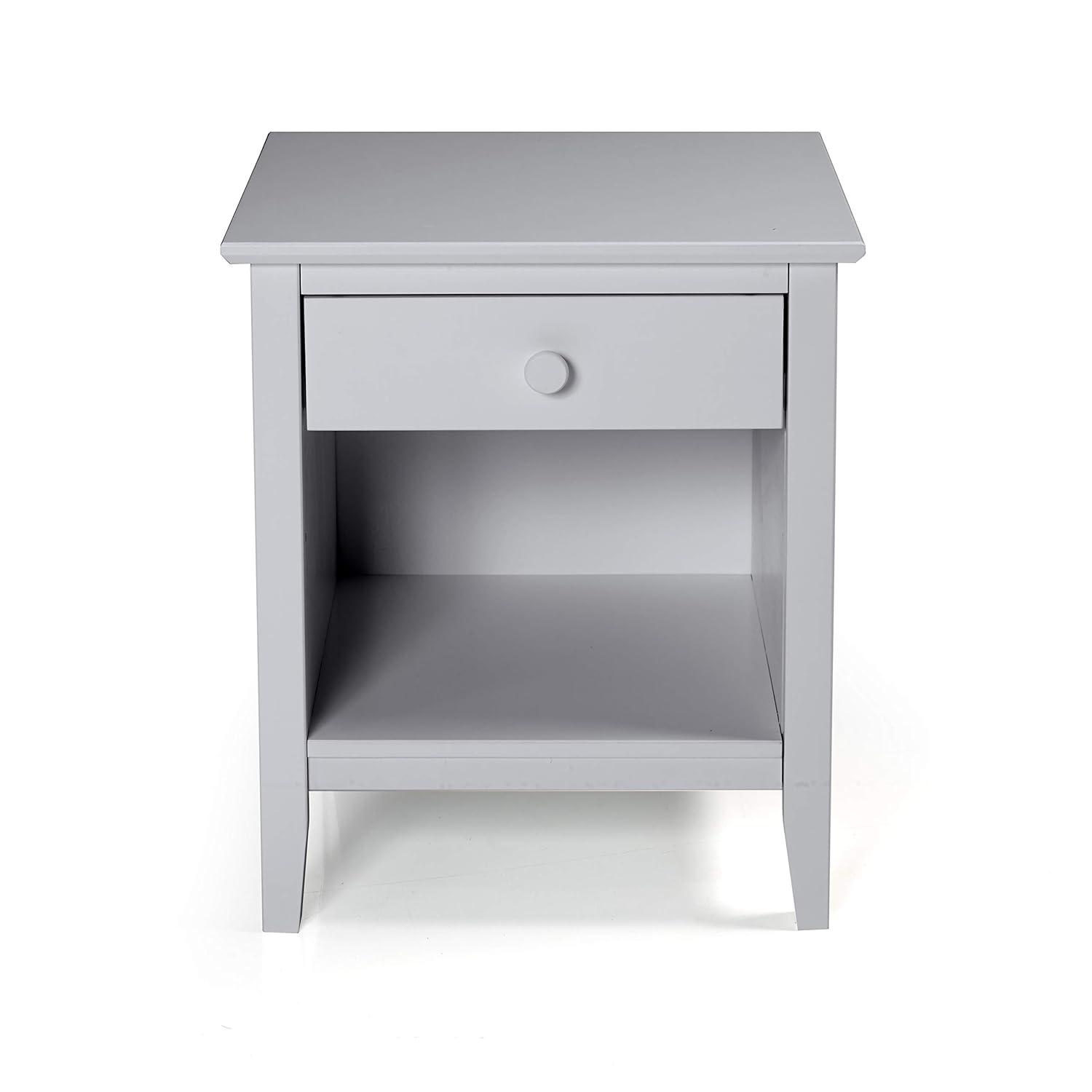 Alaterre Simplicity Nightstand, Dove Gray