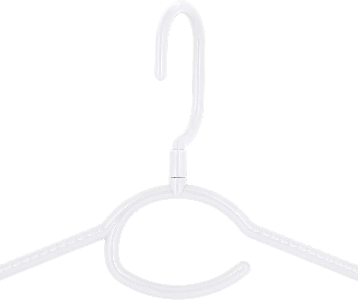 Laundry 360 Woolite Plastic Standard Hanger for Dress/Shirt/Sweater (Set of 5)