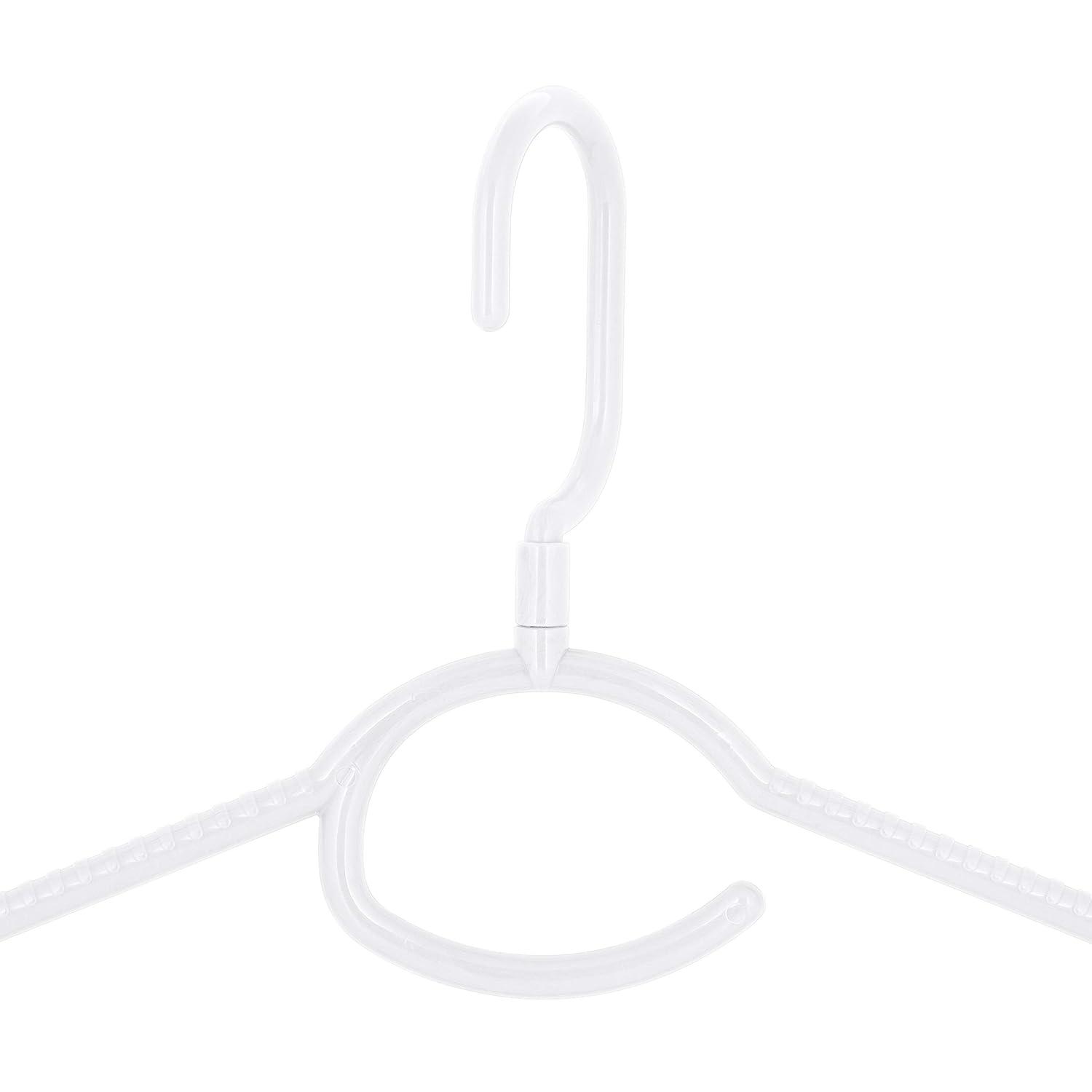 Laundry 360 Woolite Plastic Standard Hanger for Dress/Shirt/Sweater (Set of 5)