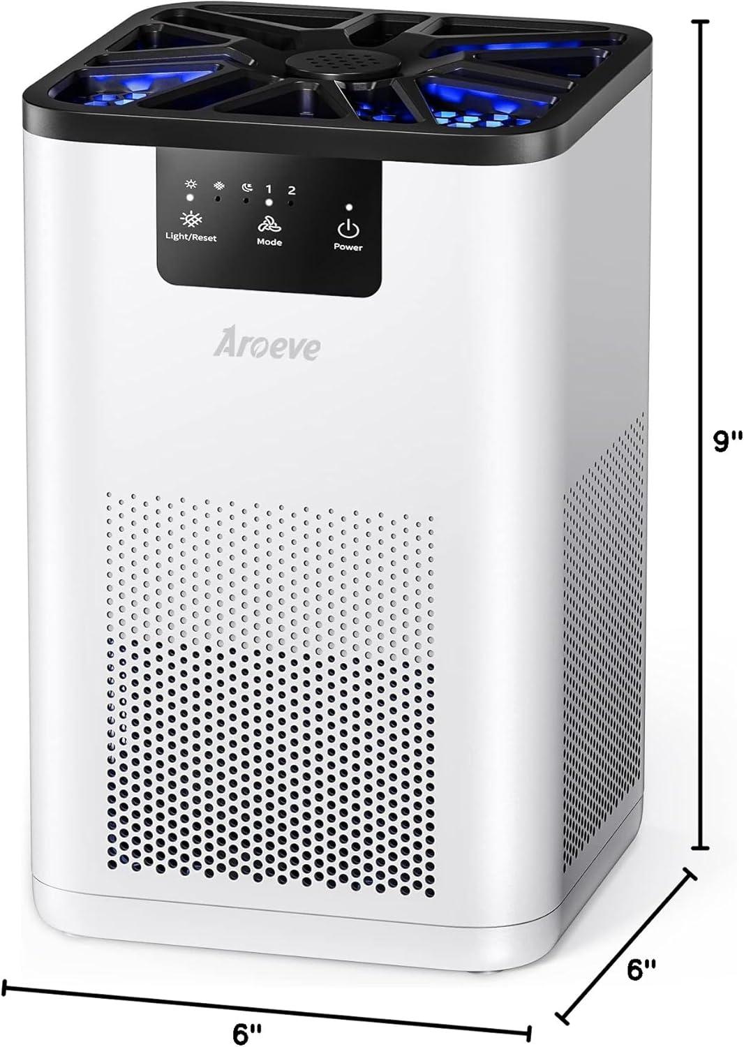 White HEPA Air Purifier with Aromatherapy Function