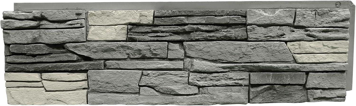 Northern Slate 41.25'' x 11.25'' Faux Stone Wall Paneling