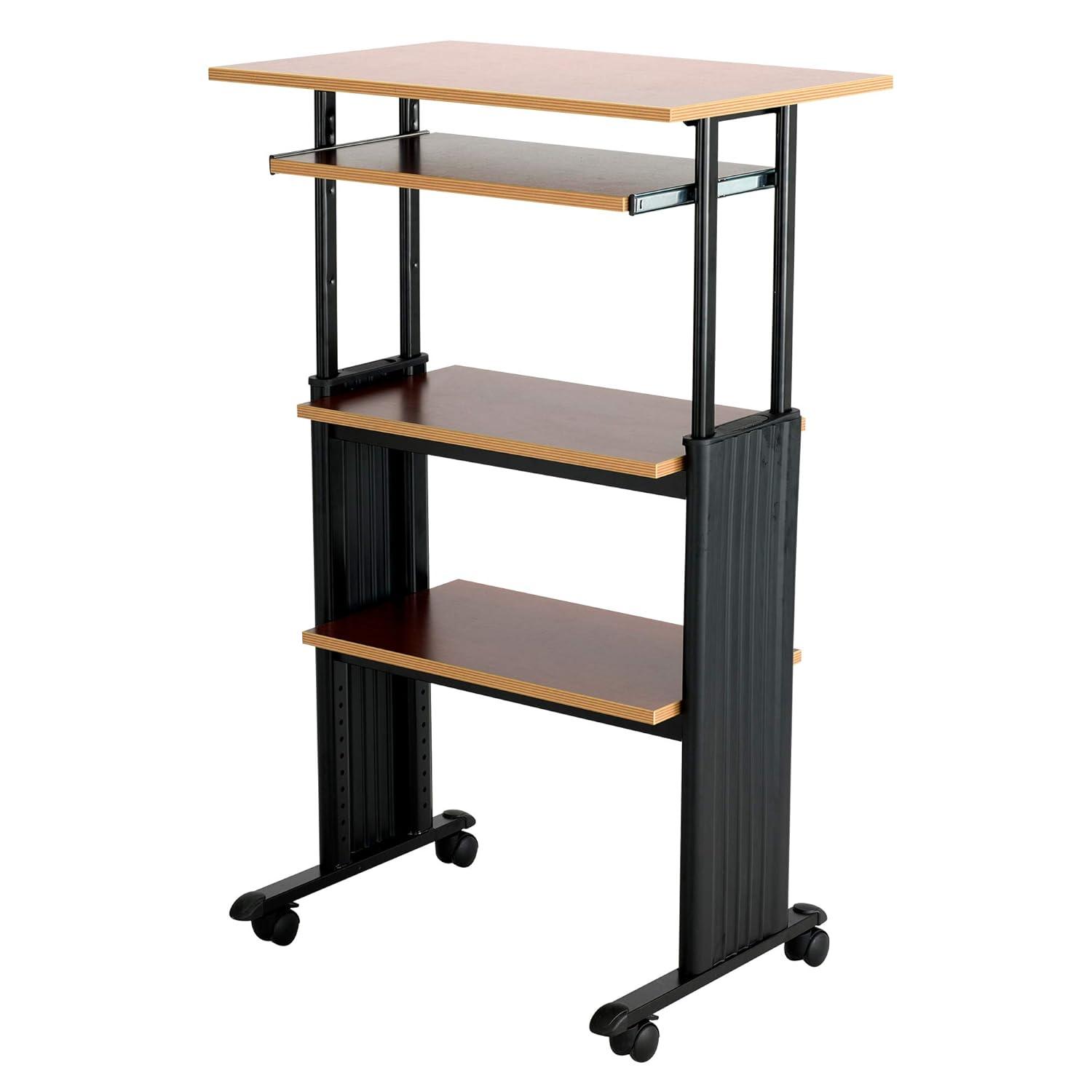 Safco Products Company MUV Adjustable Stand-Up Workstation AV Cart