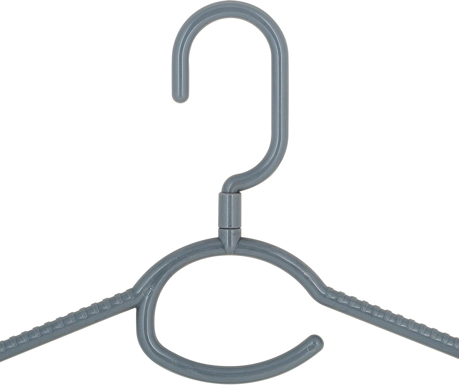 Laundry 360 Woolite Plastic Standard Hanger for Dress/Shirt/Sweater (Set of 5)