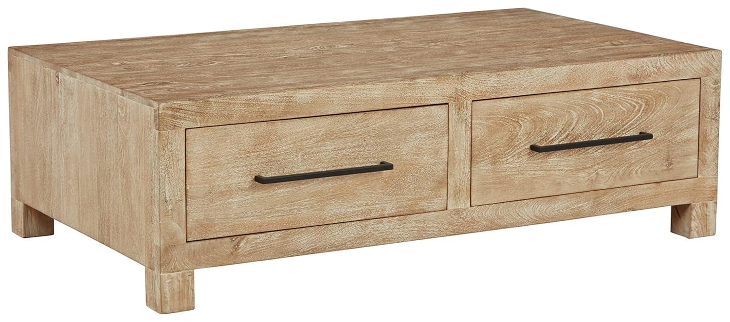 Dulandina Solid Wood Coffee Table