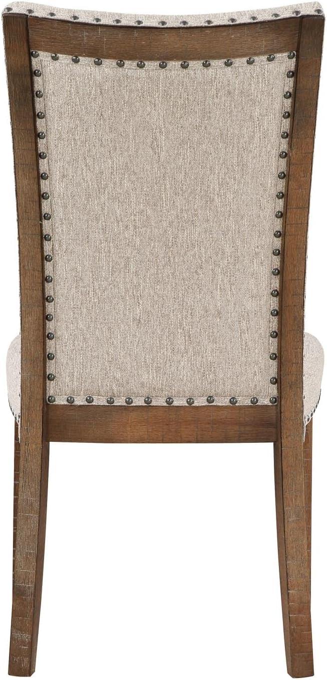 Steve Silver Riverdale Indoor Dining Side Chair, Set of 2, Oatmeal