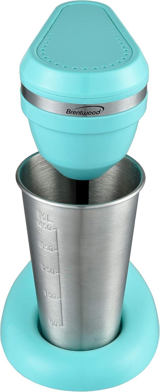 Brentwood 15oz Classic Milkshake Maker, Turquoise