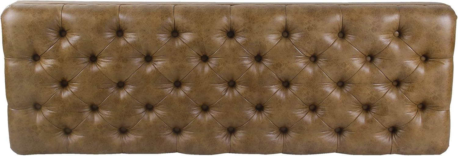 Auston Faux Leather Upholstered Bench