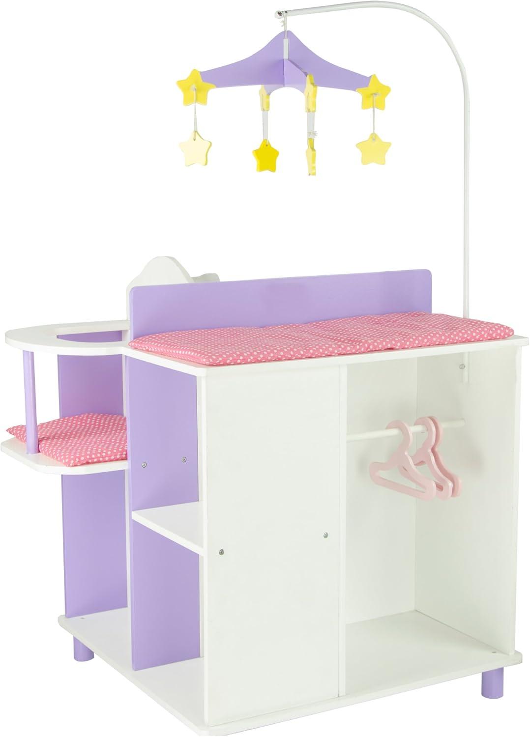 Olivia's Little World - Little Princess 18" Doll Furniture - Baby Changing Station with Storage