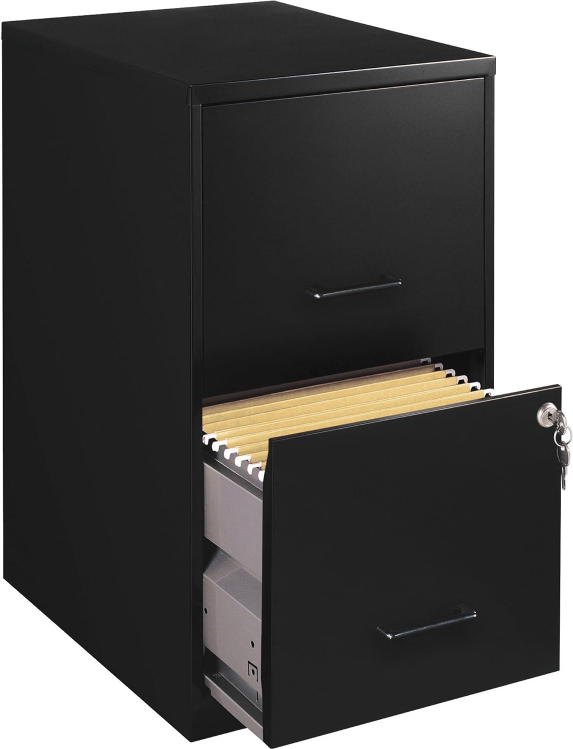 Soho 14.3'' Wide 2 -Drawer Steel File Cabinet