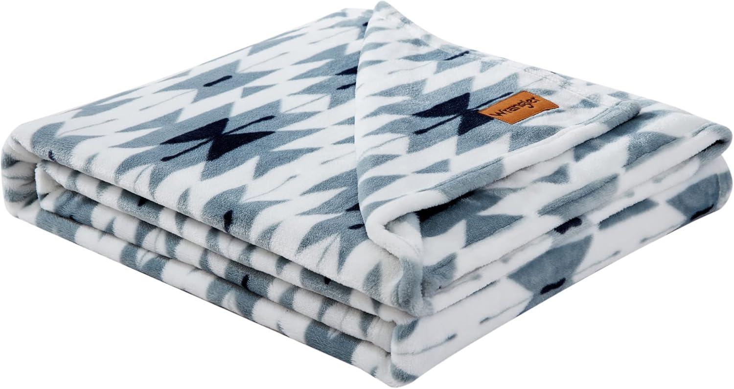 50"x70" Oversized Geometric Reversible Throw Blanket - Wrangler