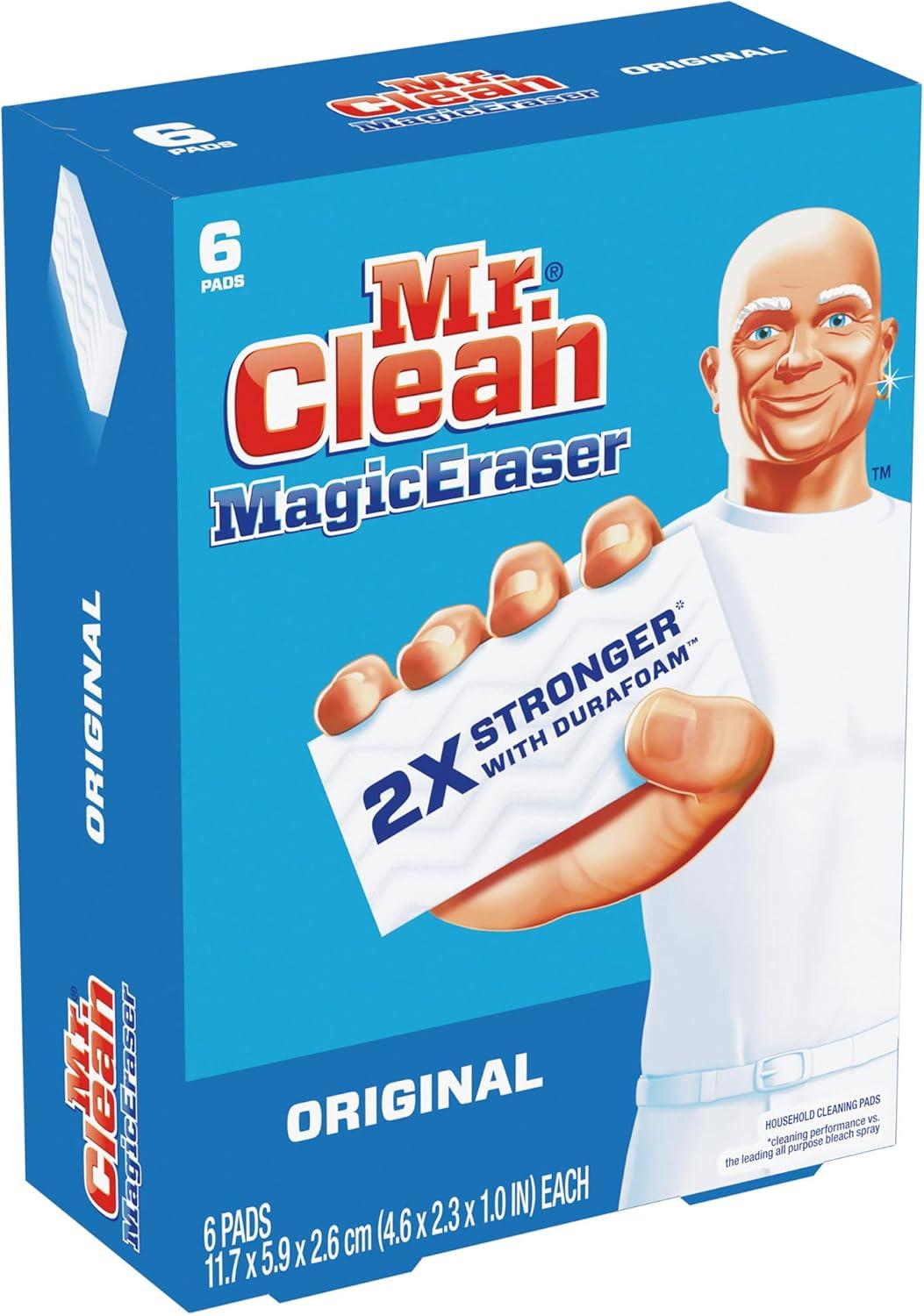 Mr. Clean Original Magic Eraser Cleaning Pads with Durafoam - 6ct