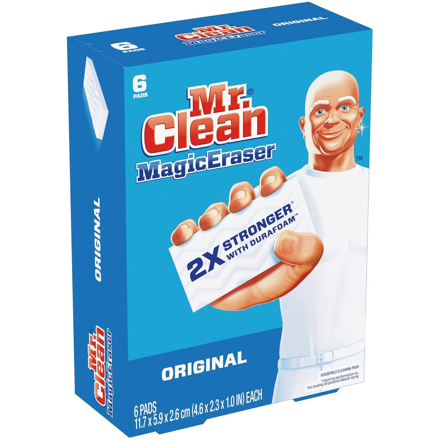 Mr. Clean Original Magic Eraser Cleaning Pads with Durafoam - 6ct