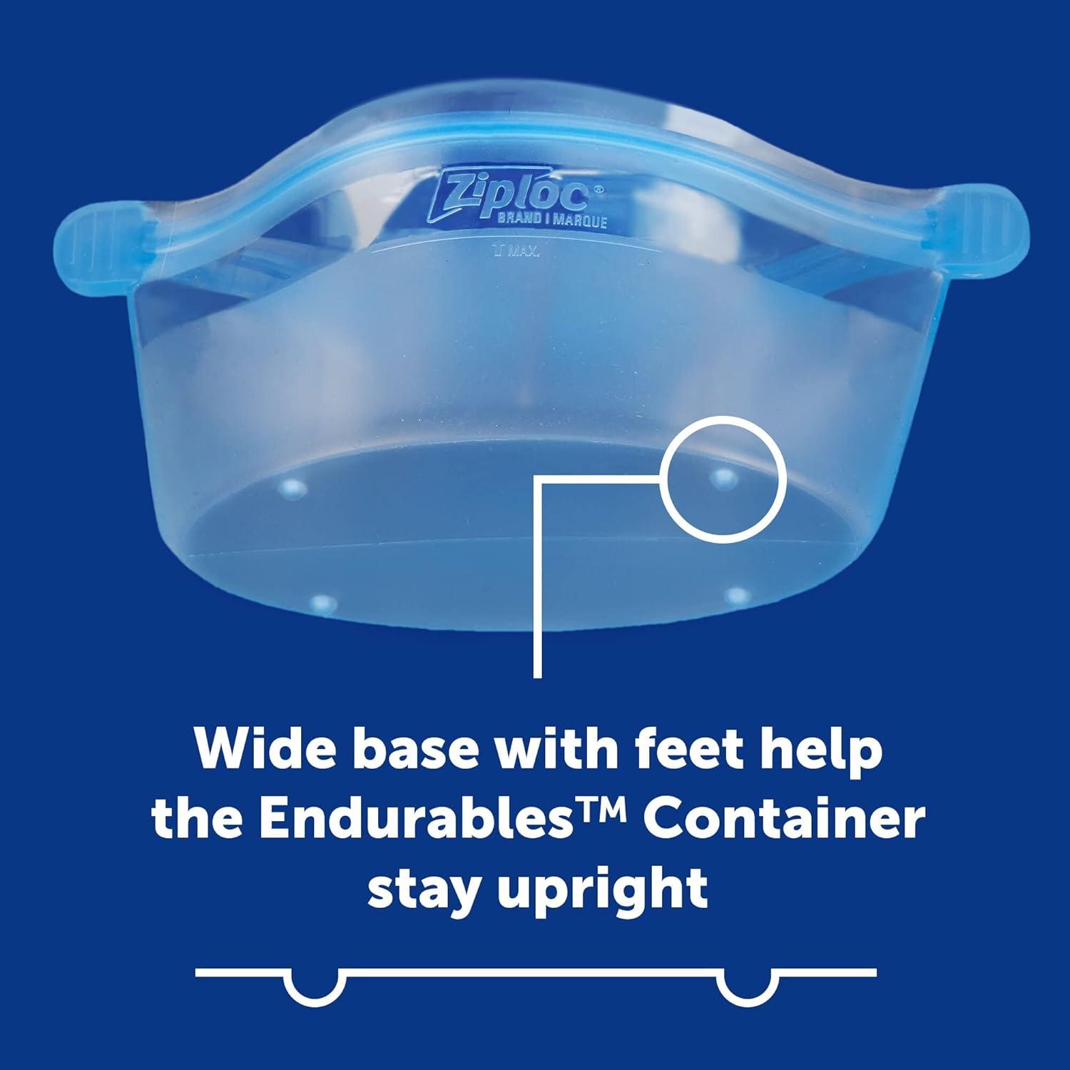 Ziploc Endurables Reusable Silicone Food Storage Container - Medium - 32 fl oz