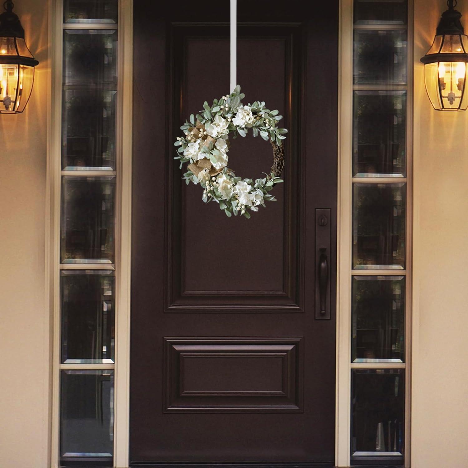 Haute Decor Faux Hydrangea 24'' Wreath