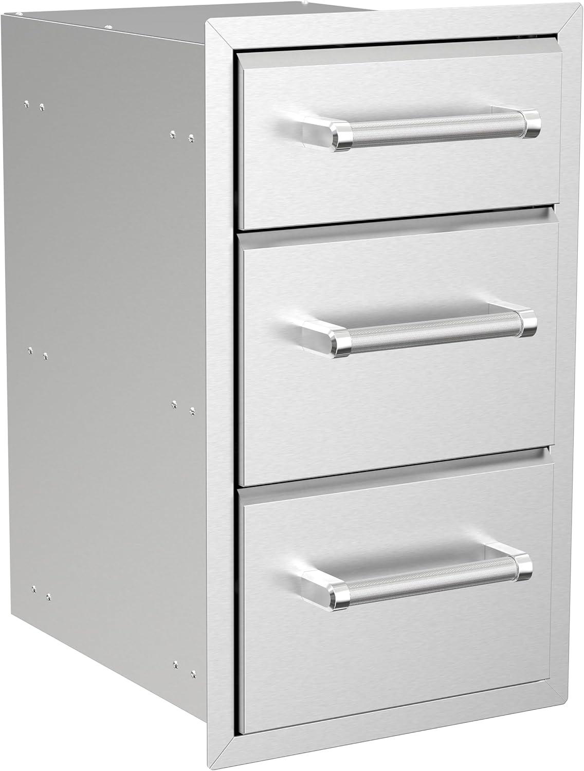 17.8'' Stainless Steel 1 Grade 304 Stainless Steel Drawers