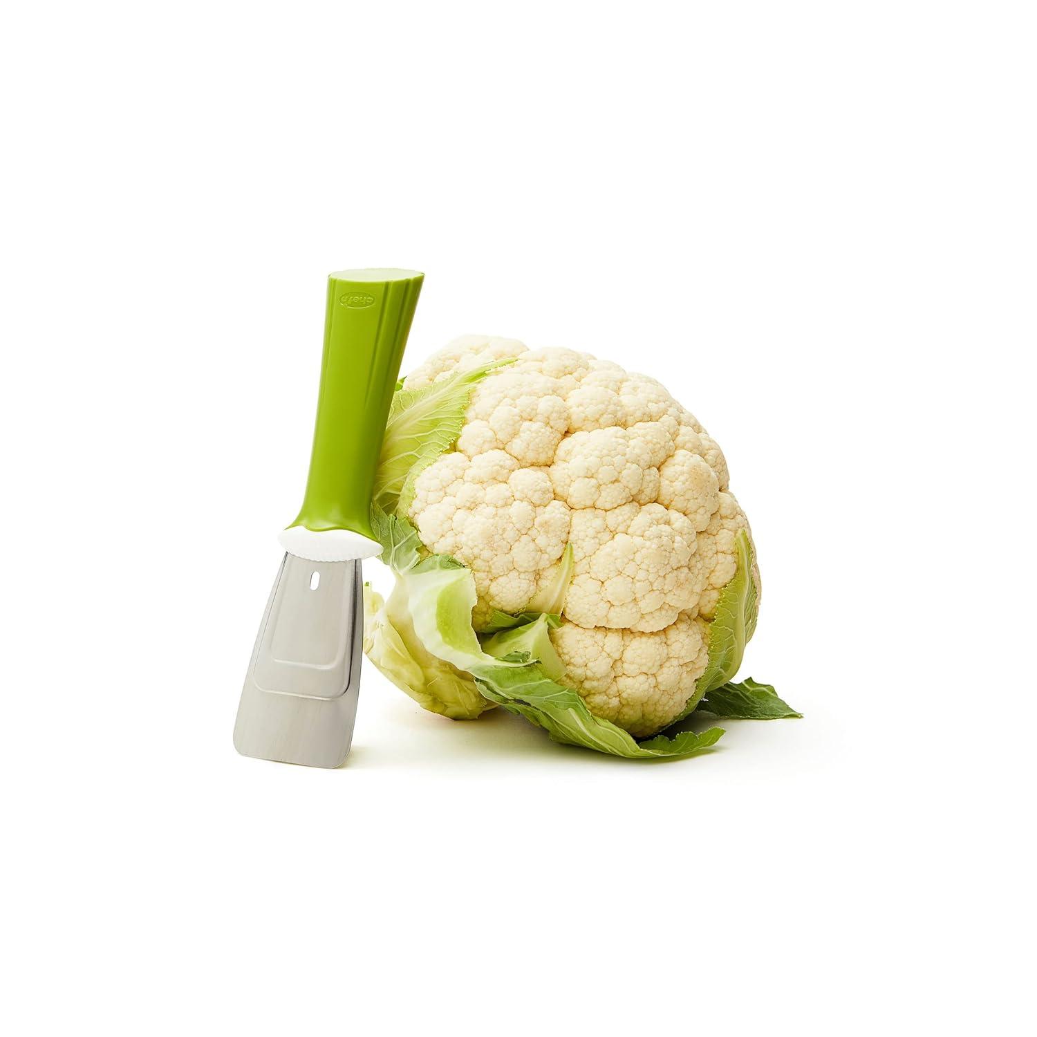 Chef'n Stalk Chop Cauliflower Prep Tool, Green, 7 ½ x 1 ¾-inches -
