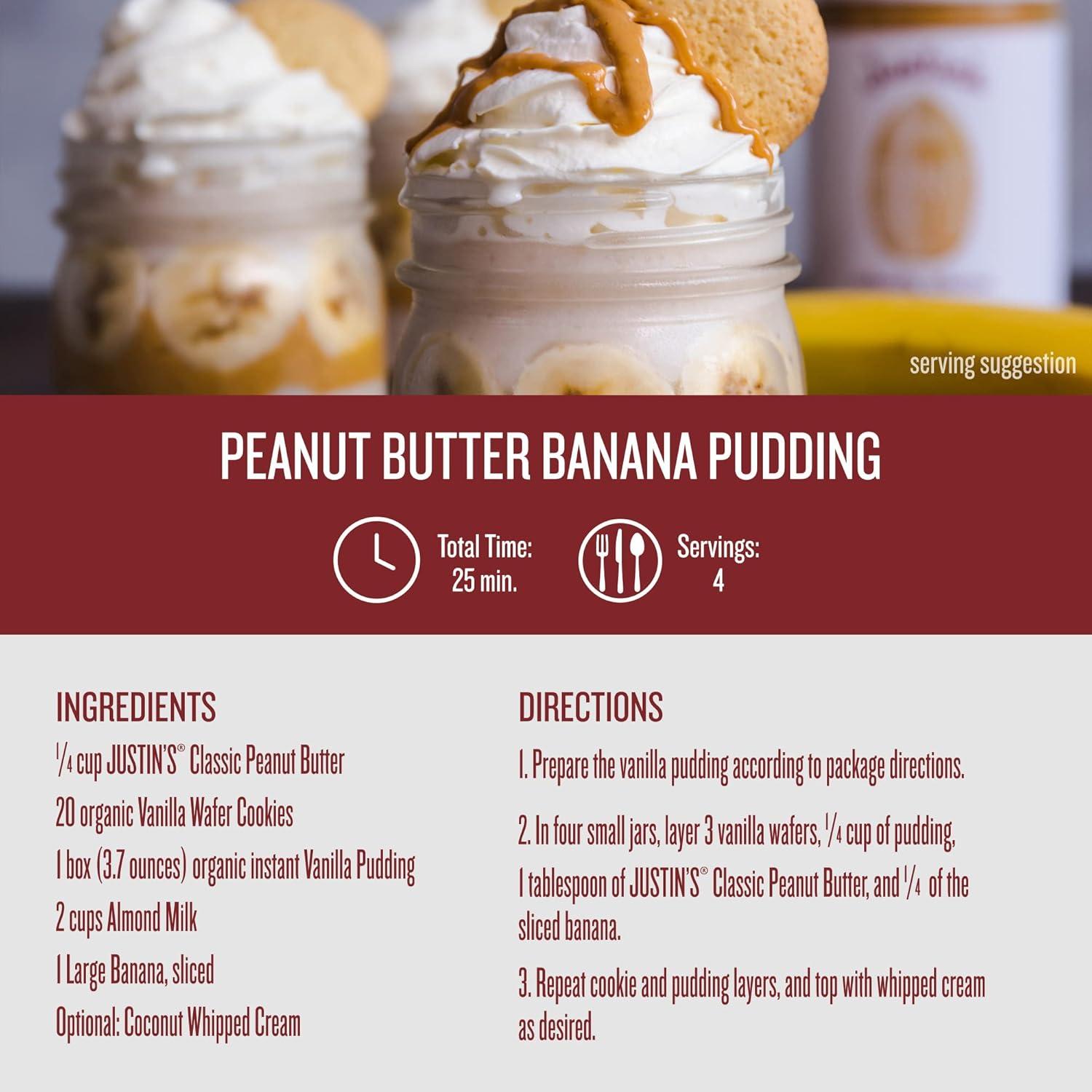 Justin's Classic Peanut Butter Spread, 28 oz Jar